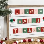 how to makeover a letterboard sign for christmas