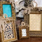 how to use picture frames to make pumpkins
