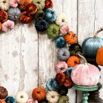 how to make a diy fall pumpkin wreath