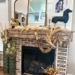 how to decorate a fall themed mantel with no pumpkins