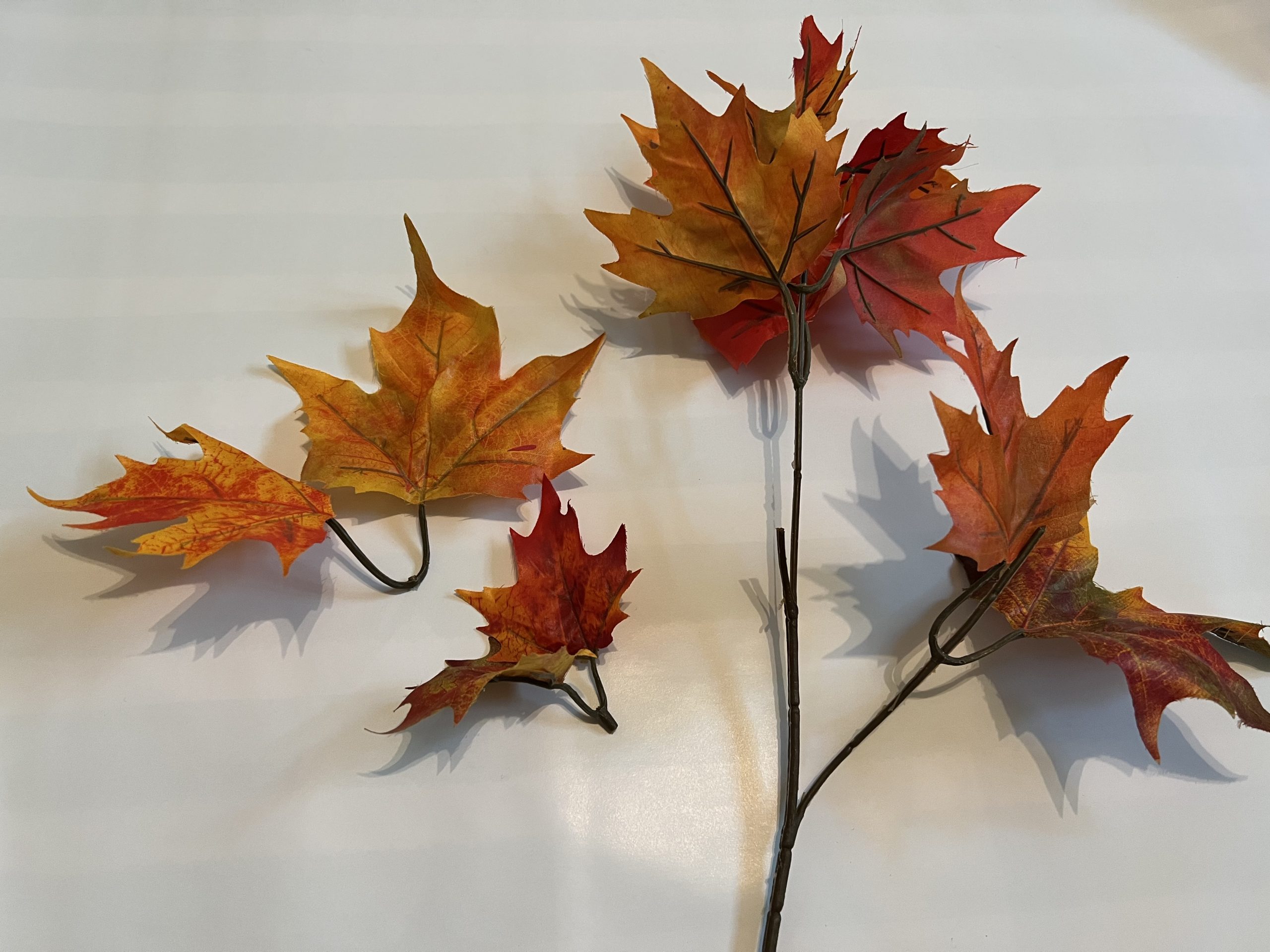 how to paint fake fall leaves ReFabbed
