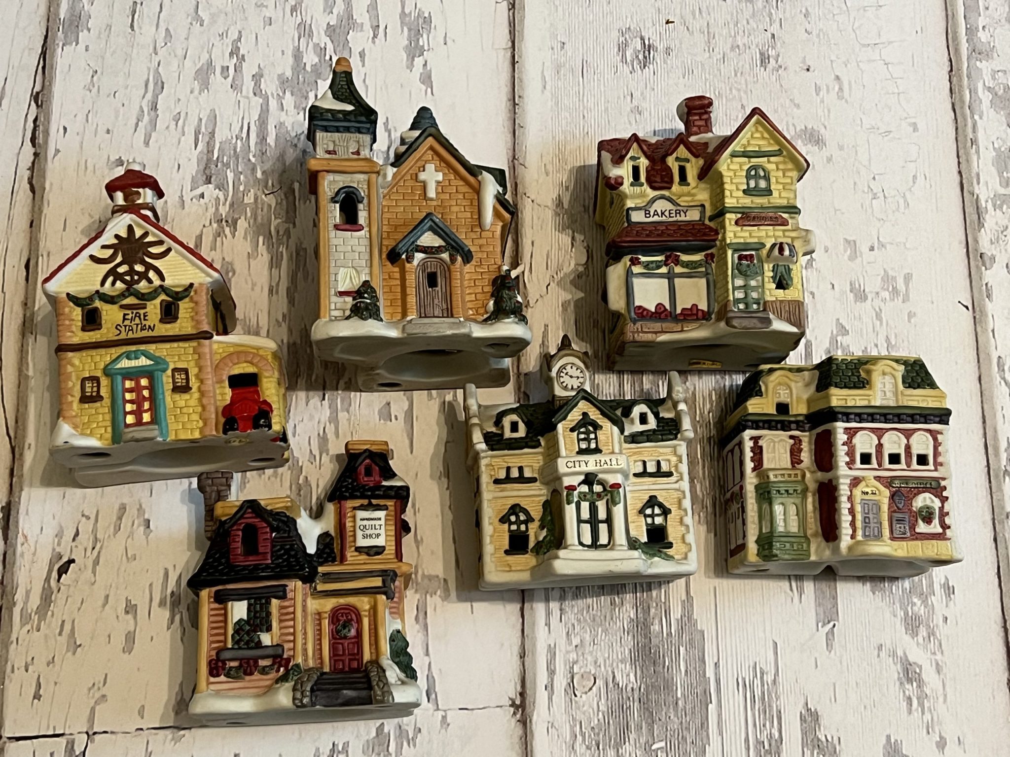dollar tree christmas village house inspiration ReFabbed