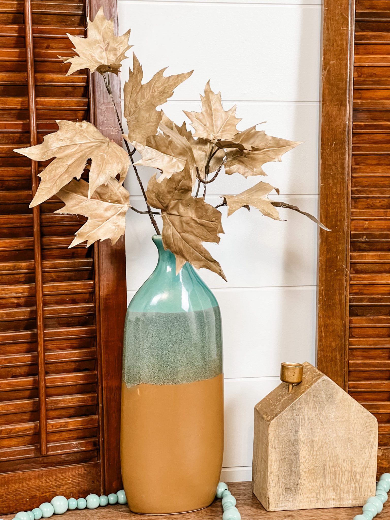 how to paint fake fall leaves ReFabbed