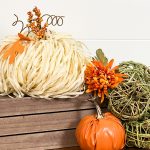 how to make a pumpkin using a hula skirt