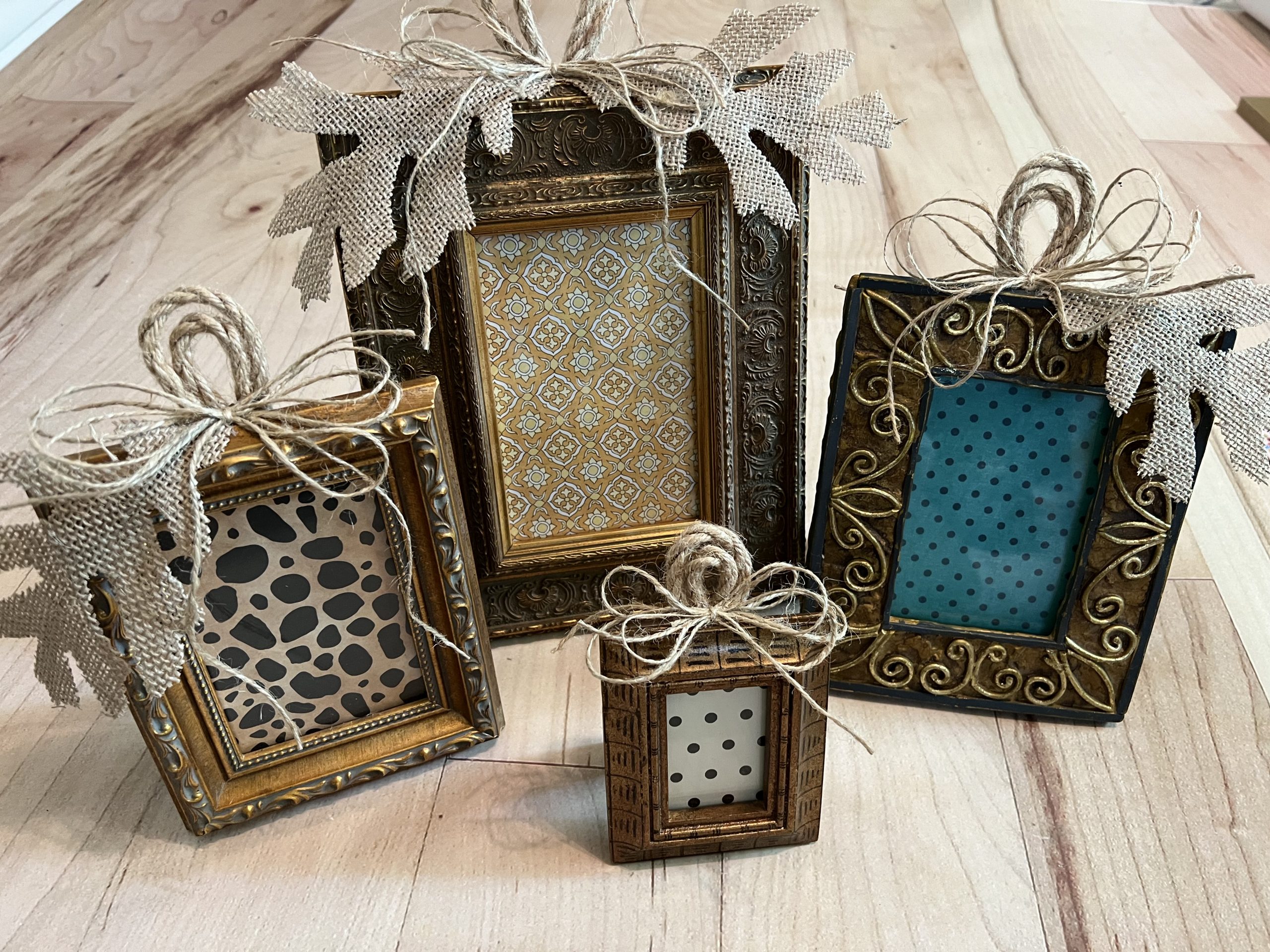 how to use picture frames to make pumpkins ReFabbed