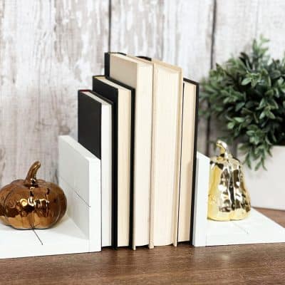 how to make bookends with dollar tree supplies
