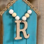 how to make a dollar tree diy house with monogram