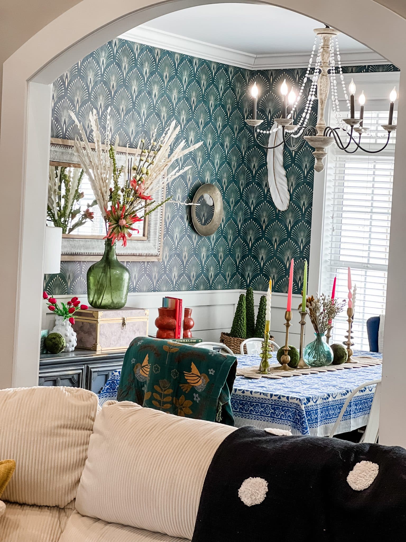 colorful and fun dining room inspiration - Re-Fabbed
