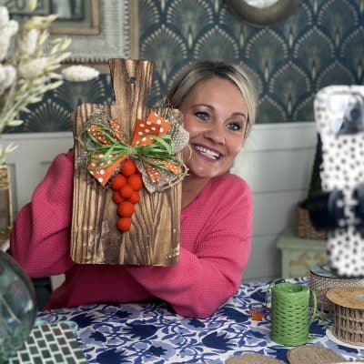 how to make a carrot with felt balls