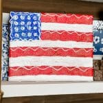how to paint an American flag sign using thick bodied acrylics