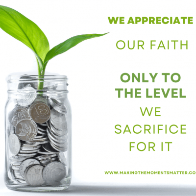a worthless sacrifice