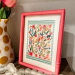 how to turn a birthday card into home decor