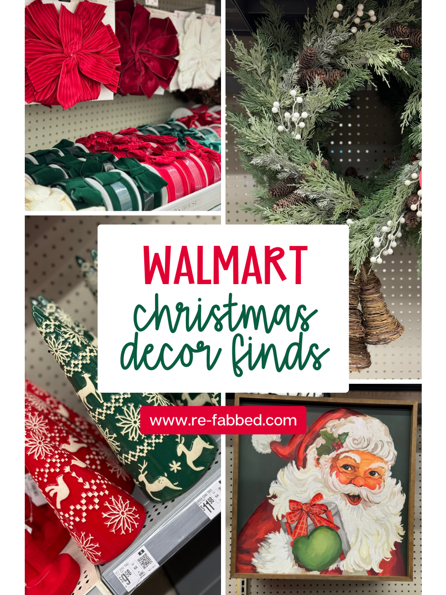 the BEST Christmas decor finds at Walmart ReFabbed