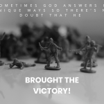 only God gets the credit