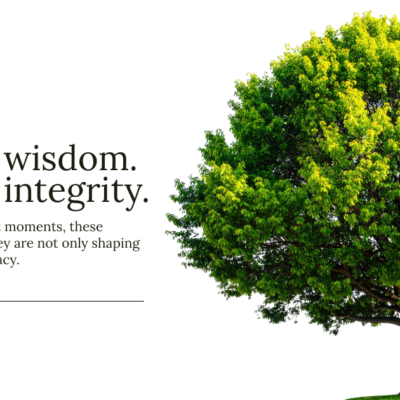 living with wisdom and integrity