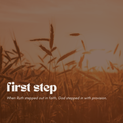take the first step